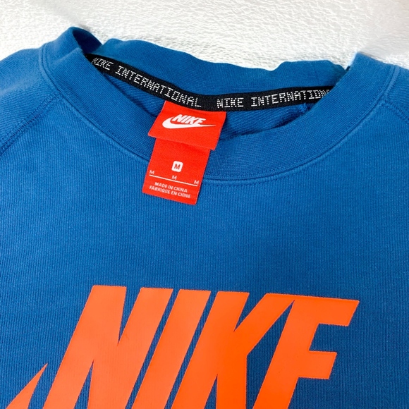 Nike International Blue Retro Knit Crew Neck - Picture 4 of 6
